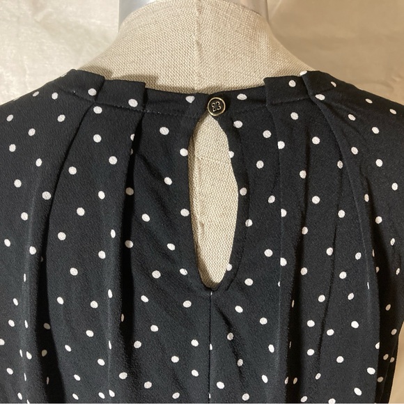 Women’s Adrianna Papell Polka Dot Blouse Size S - Picture 6 of 13